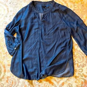 Denim tunic top. Talbots, VERY soft!